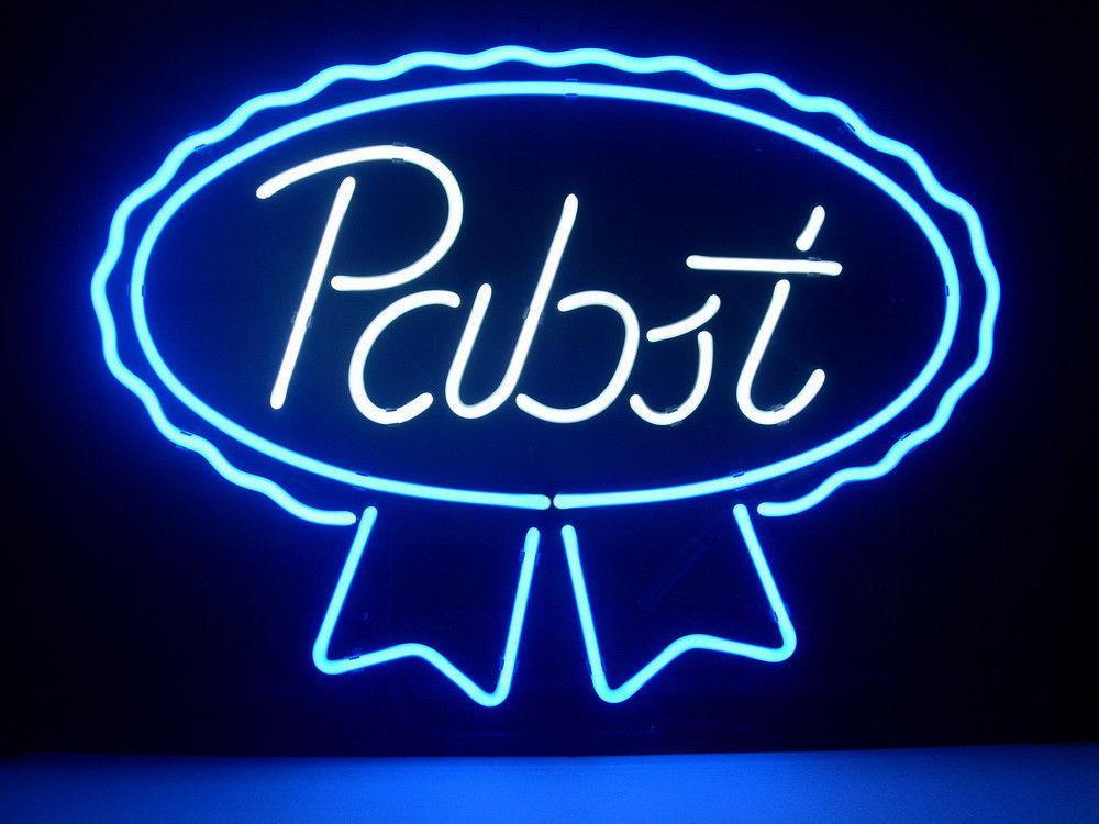 Pabst Blue Ribbon Lager Ale Neon Sign