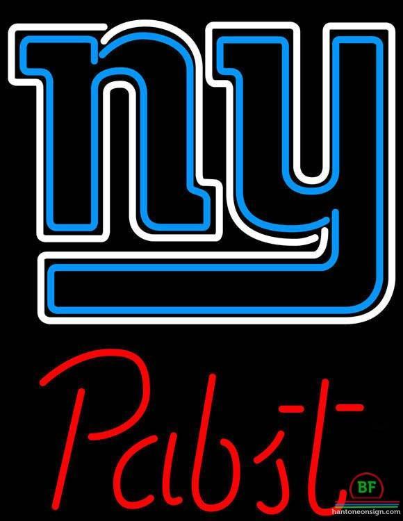 Pabst Blue Ribbon New York Giants Neon Sign Teams Neon Light