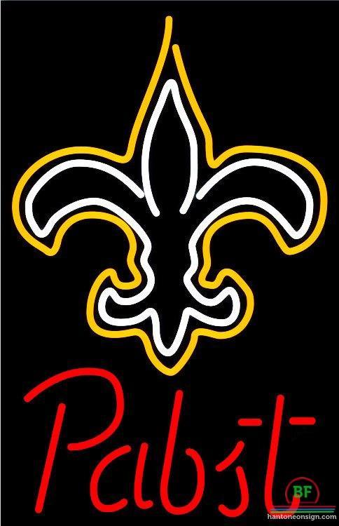 Pabst Blue Ribbon Orleans Saints Neon Sign Teams Neon Light