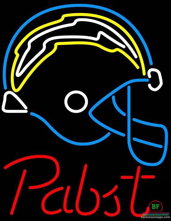 Pabst Blue Ribbon San Diego Chargers Neon Sign Teams Neon Light