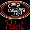 Pabst Blue Ribbon San Francisco 49ers Neon Sign Teams Neon Light