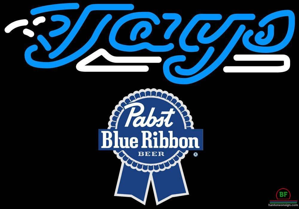 Pabst Blue Ribbon Toronto Blue Jays Neon Sign Teams Neon Light