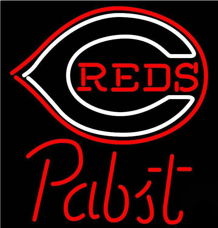Pabst Cincinnati Reds Neon Sign Teams Neon Light