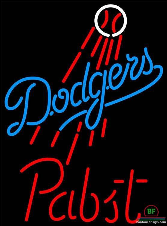 Pabst Los Angeles Dodgers Neon Sign Teams Neon Light