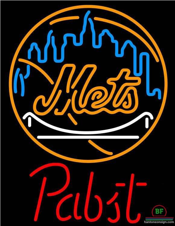 Pabst New York Mets Neon Sign Teams Neon Light