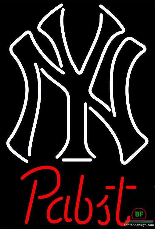 Pabst New York yankees Neon Sign Teams Neon Light