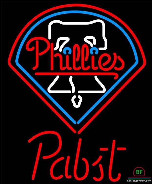 Pabst Philadelphia Phillies Neon Sign Teams Neon Light