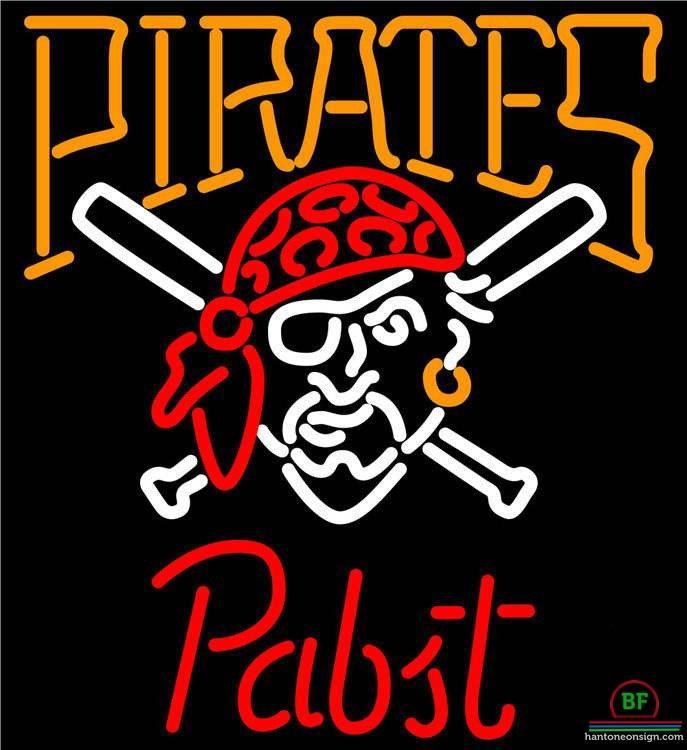 Pabst Pittsburgh Pirates Neon Sign Teams Neon Light