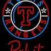 Pabst Texas Rangers Neon Sign Teams Neon Light
