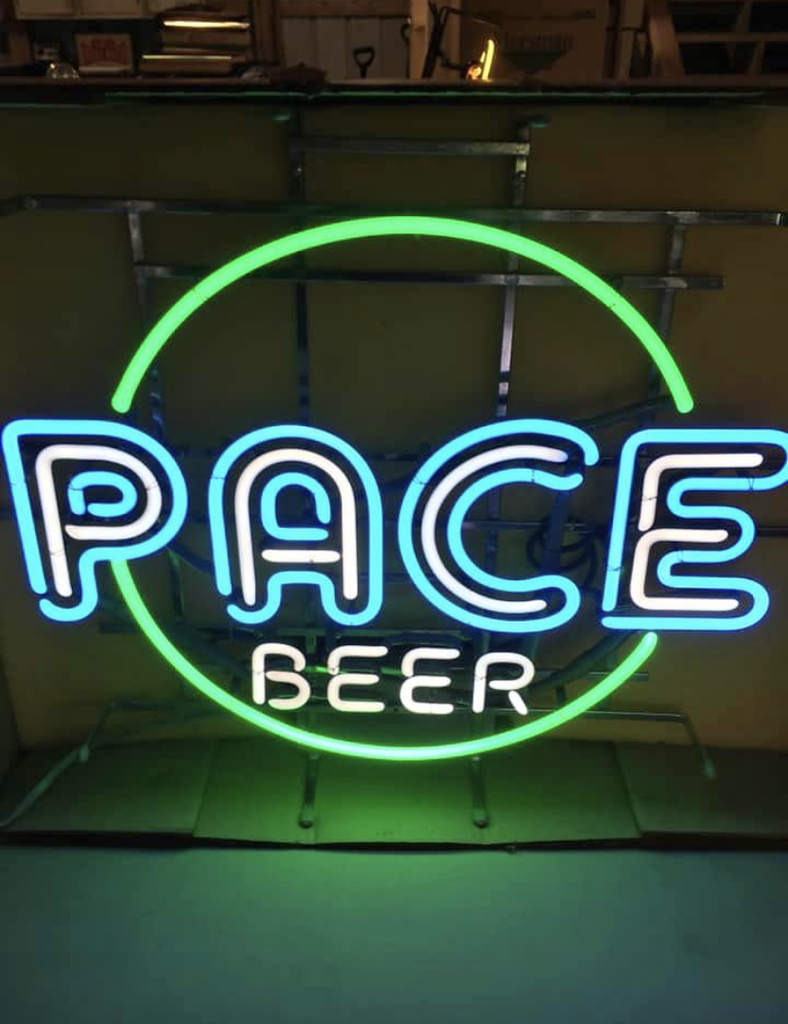 Pace Beer Neon Sign Bar Sign Neon Light