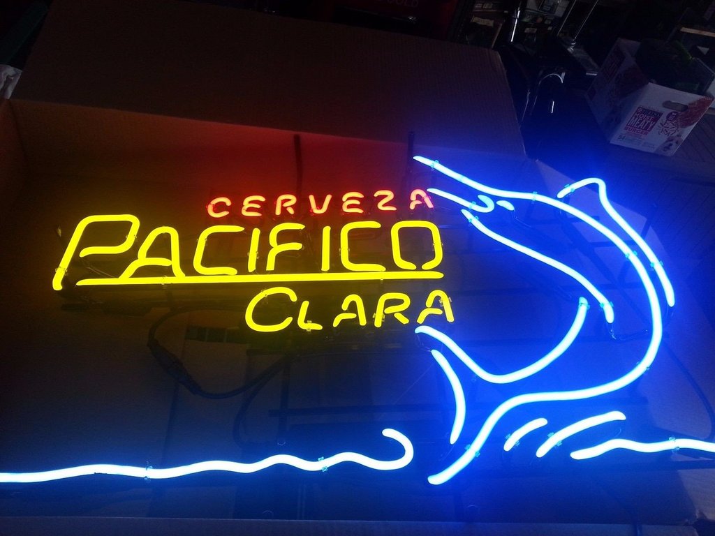 Pacifico Marlin Fish Beer Neon Sign