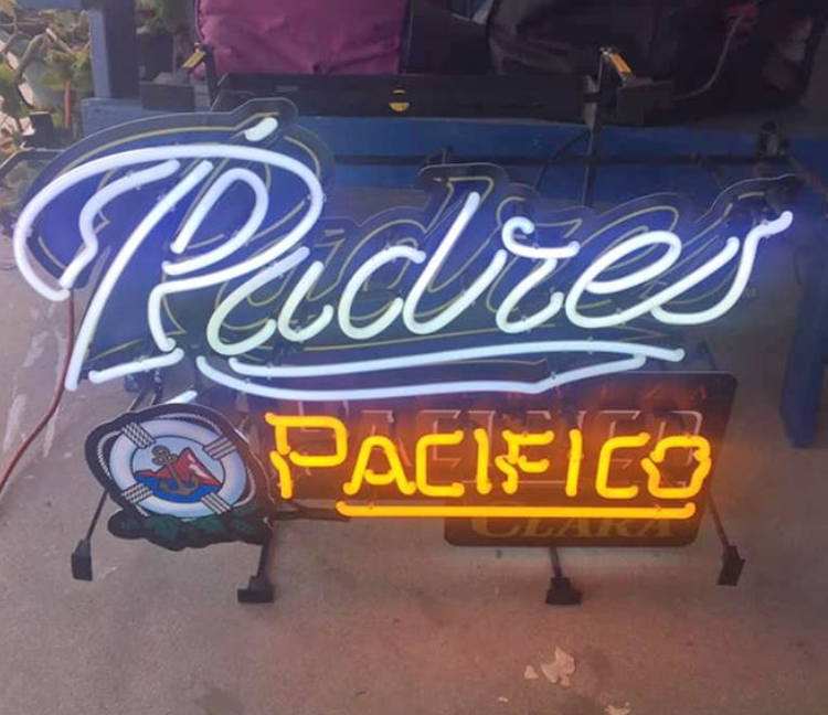 Pacifico San Diego Padres Neon Sign Sports Teams Neon Light