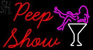 Peep Show Neon Sign Neon Light