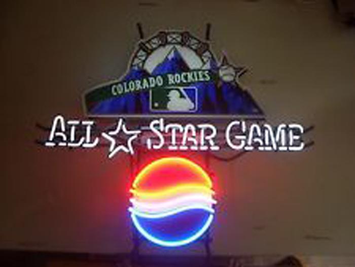 Pepesi Cola Colorado Rockies All Star Game Neon Sign Neon Light