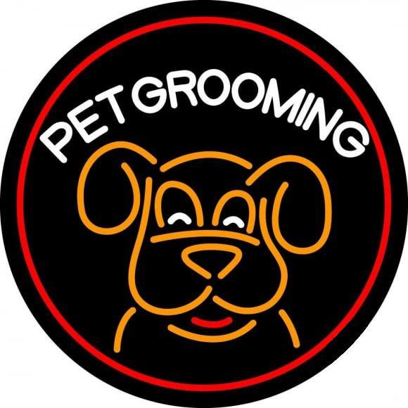 Pet Grooming Phone Number Neon Sign Bar Sign Neon Light