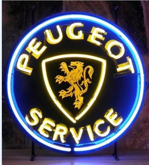 Peugeot Service Neon Sign Neon Light