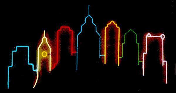 Philadelphia Skyline Neon Sign Neon Light