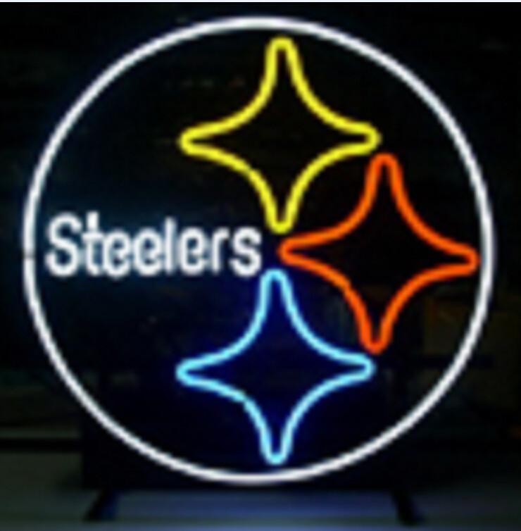 Pittsburgh Steelers Sports Neon Sign Bar Sign Neon Light