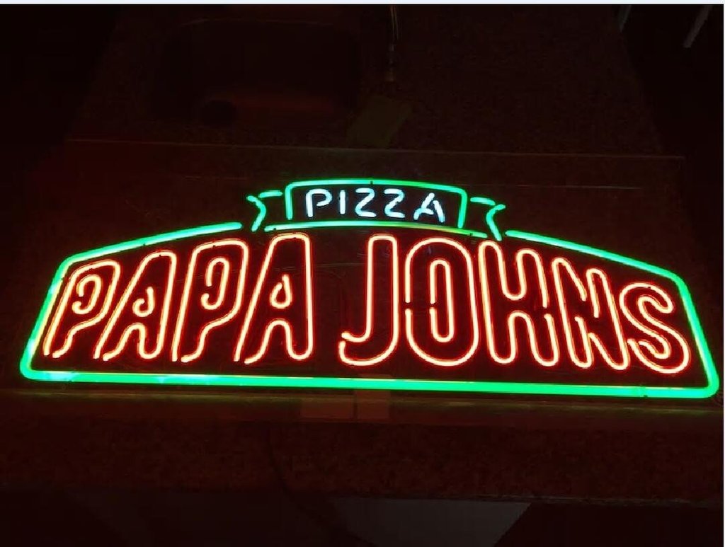 Pizza Papa Johns Neon Sign Bar Sign Neon Light Z1330
