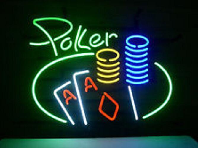 Poker Neon Sign