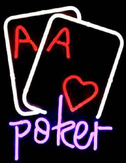 Poker Neon Sign