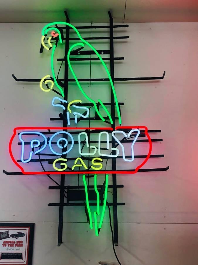 Polly Gasoline Decal Neon Sign Neon Light