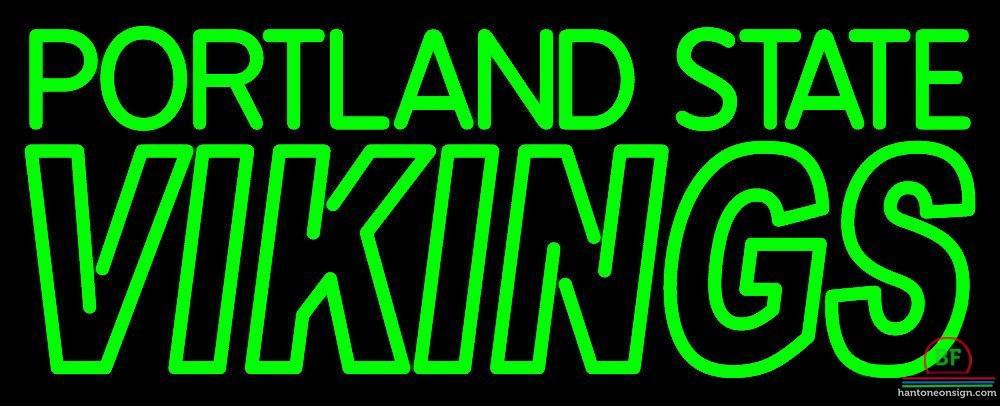Portland State Vikings Neon Sign NCAA Teams Neon Light
