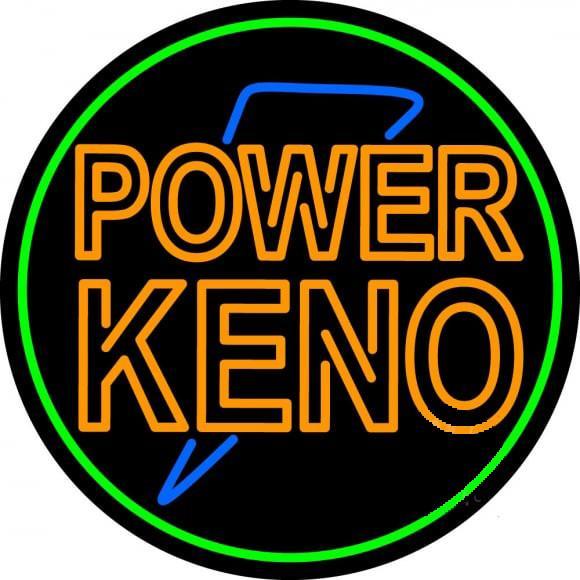 Power Keno Neon Sign Bar Sign Neon Light