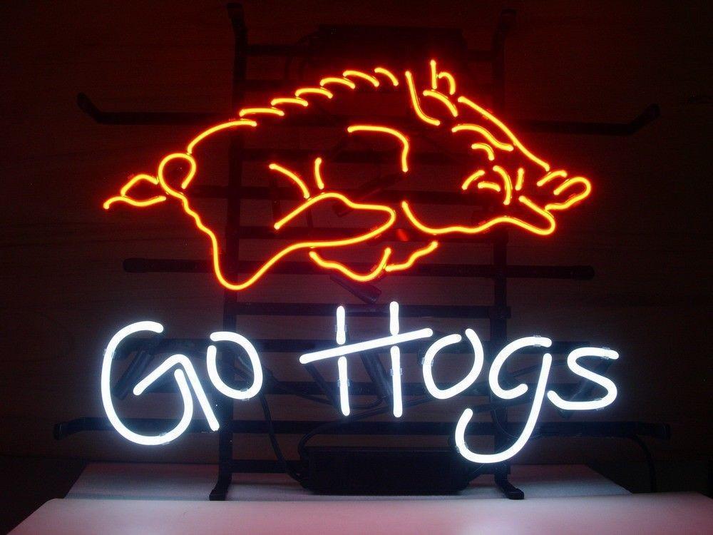 Razorbacks Go Hogs Neon Sign
