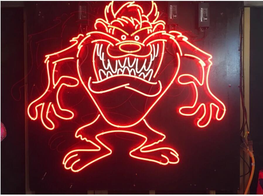Red Tazmanian Devil Neon Sign Neon Light