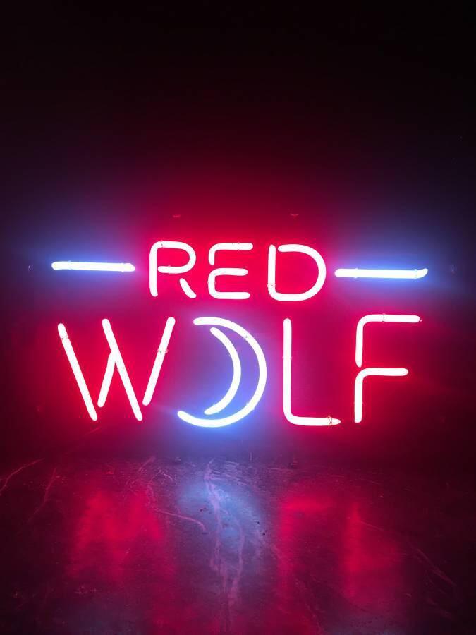 Red Wolf Neon Sign Neon Light