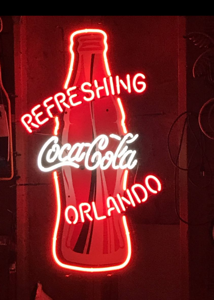Refreshing Coca Cola Orlando Neon Sign Neon Light