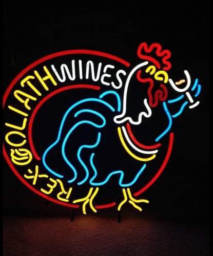 Rex Goliath Wines Neon Sign Bar Sign Neon Light