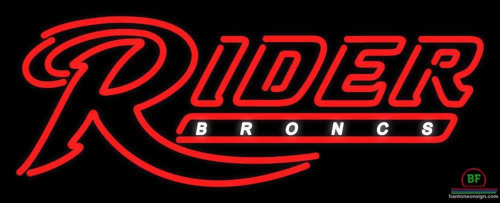 Rider Broncs Neon Sign NCAA Teams Neon Light