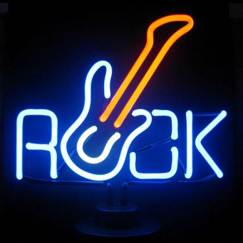 Rock Roll Music Neon Sign