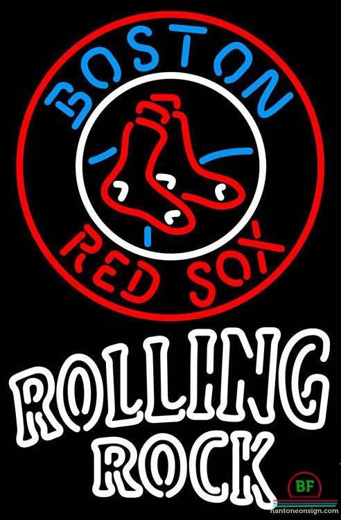 Rolling Rock Boston Red Sox Neon Sign Teams Neon Light