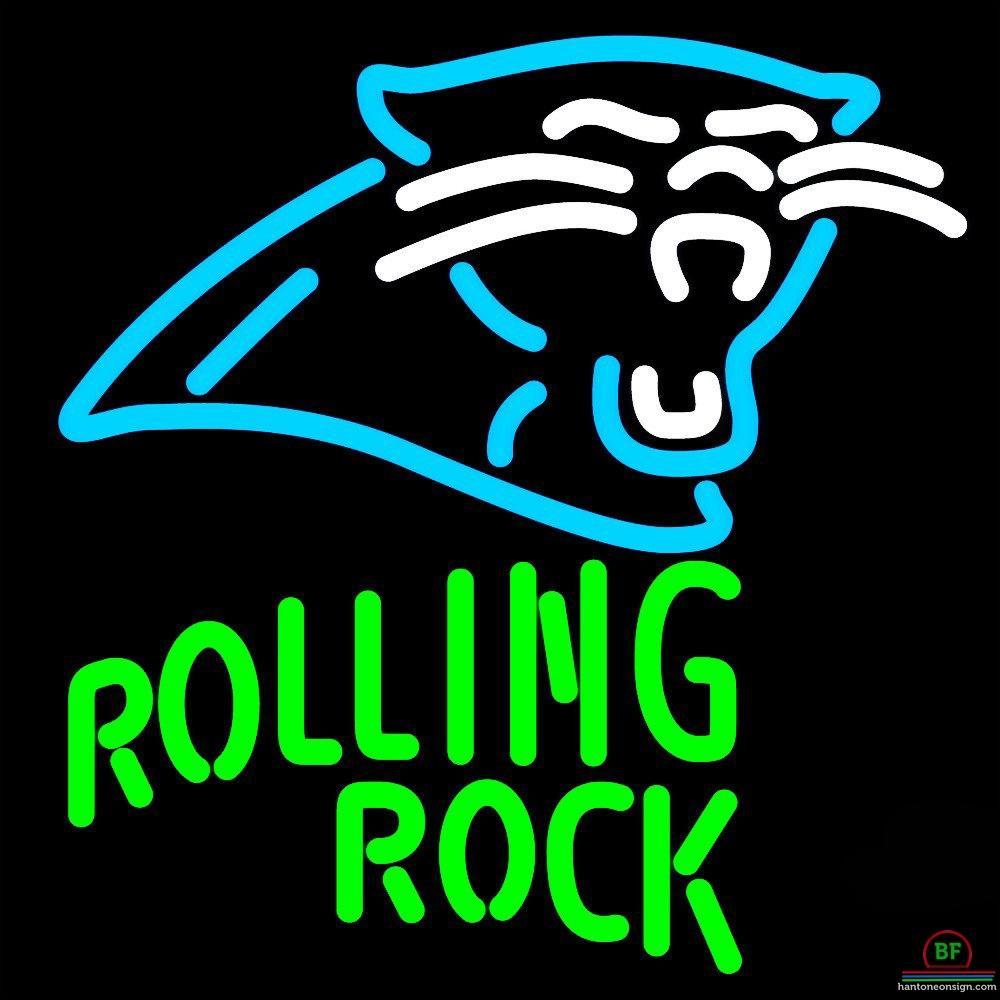 Rolling Rock Carolina Panthers Neon Sign Teams Neon Light