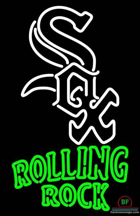 Rolling Rock Chicago White Sox Neon Sign Teams Neon Light