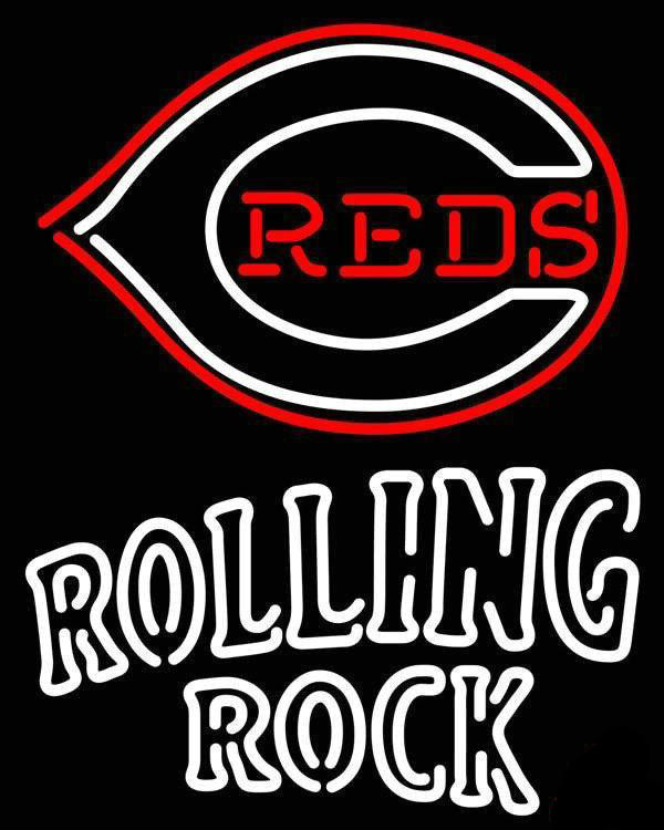 Rolling Rock Cincinnati Reds Neon Sign Teams Neon Light