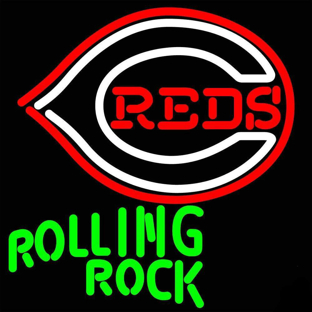 Rolling Rock Cincinnati Reds Neon Sign Teams Neon Light