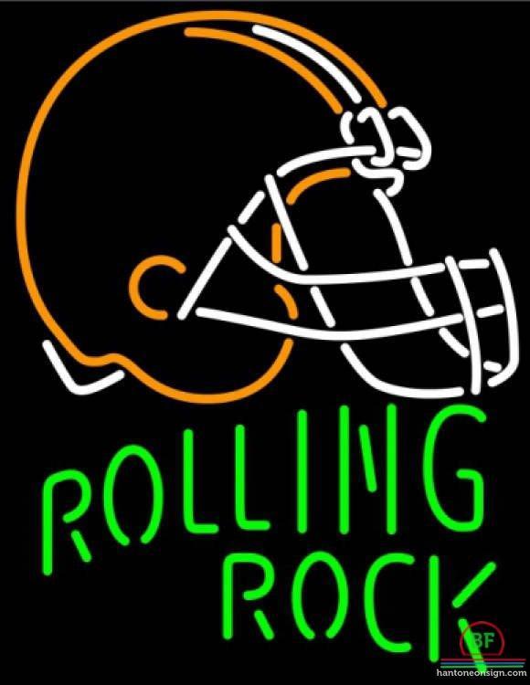 Rolling Rock Cleveland Browns Neon Sign Teams Neon Light