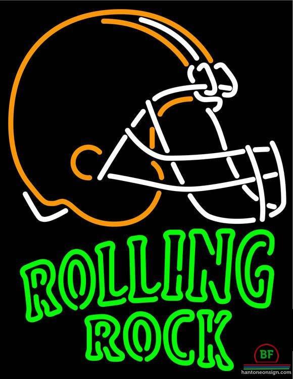 Rolling Rock Cleveland Browns Neon Sign Teams Neon Light