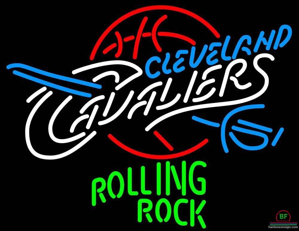 Rolling Rock Cleveland Cavalier Neon Sign Teams Neon Light