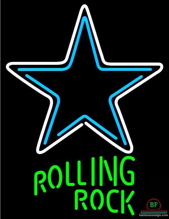 Rolling Rock Dallas Cowboys Neon Sign Teams Neon Light