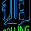 Rolling Rock Detroit Tigers Neon Sign Teams Neon Light