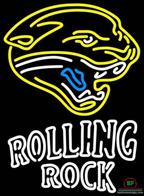 Rolling Rock Jacksonville Jaguars Neon Sign Teams Neon Light