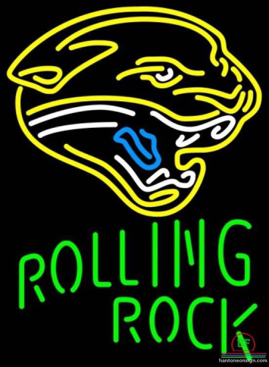 Rolling Rock Jacksonville Jaguars Neon Sign Teams Neon Light