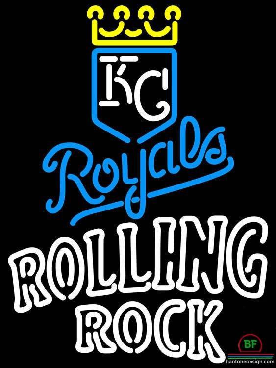Rolling Rock Kansas City Royals Neon Sign Teams Neon Light