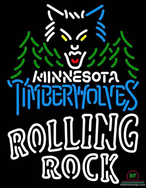 Rolling Rock Minnesota Timber Neon Sign Teams Neon Light