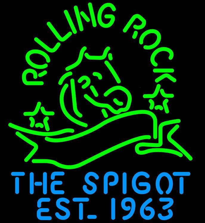 Rolling Rock Neon Beer Sign